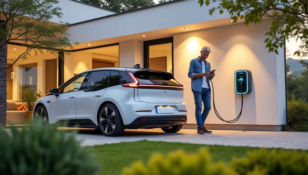 Borne de recharge voiture électrique maison : guide complet 2026