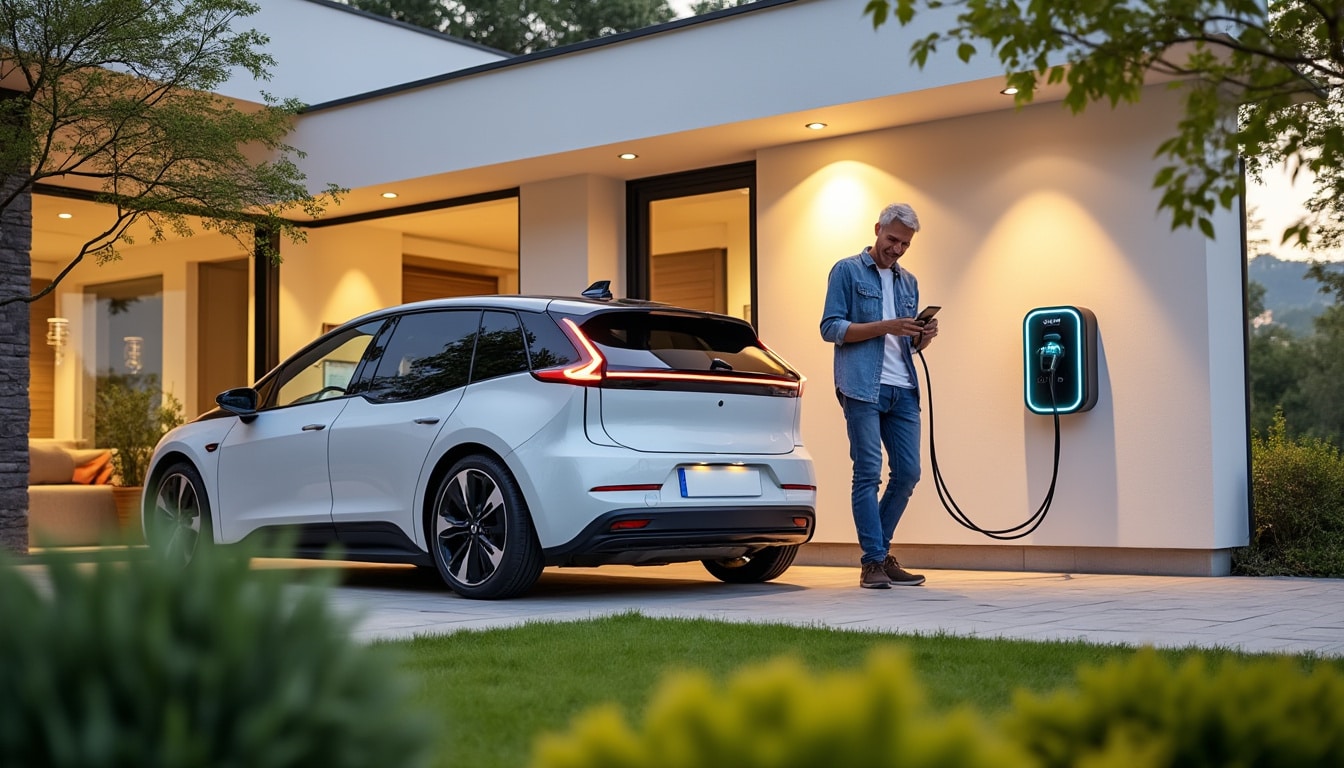 Borne de recharge voiture électrique maison : guide complet 2026