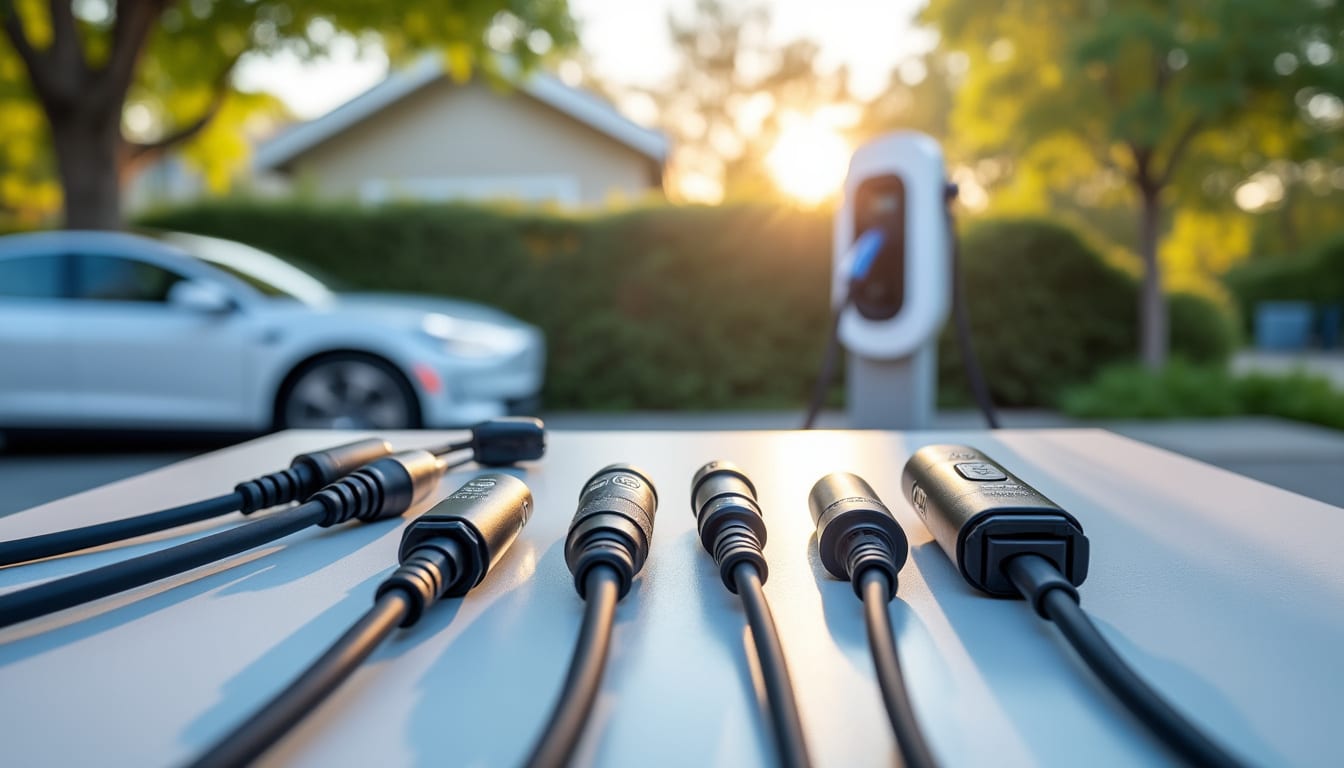 Illustration: Comprendre les différents types de câbles utilisés pour la recharge des véhicules électriques