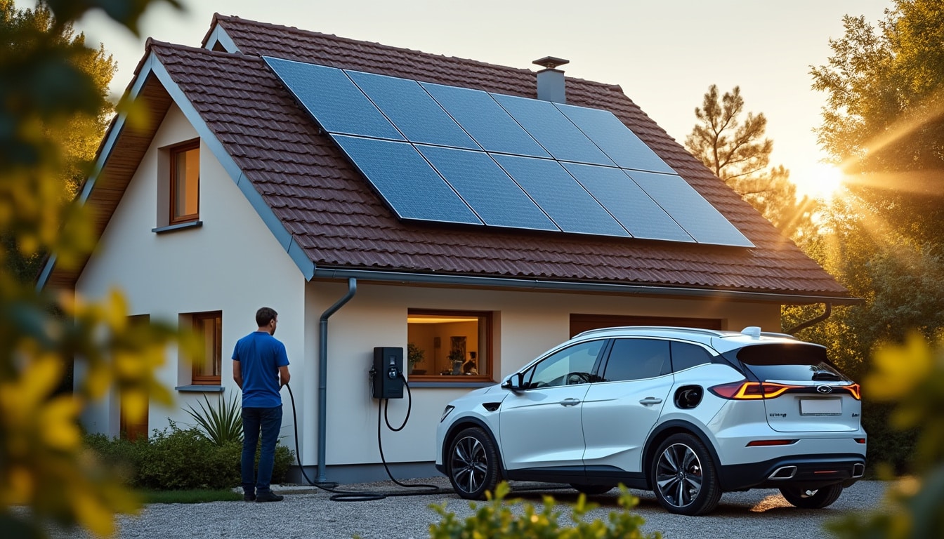 Illustration: Comprendre comment fonctionne la recharge solaire pour véhicules électriques