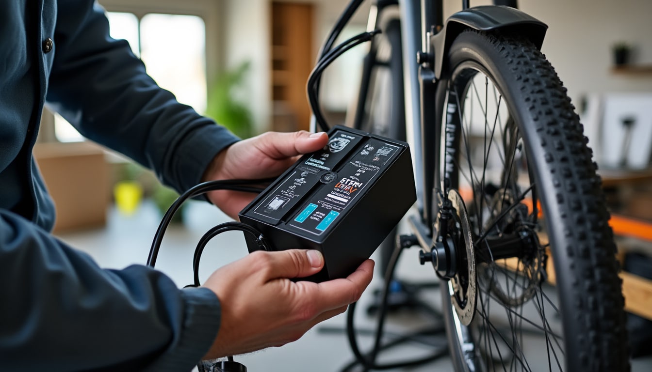 Illustration: Comprendre le fonctionnement d’un convertisseur 12V vers 220V pour vélo électrique