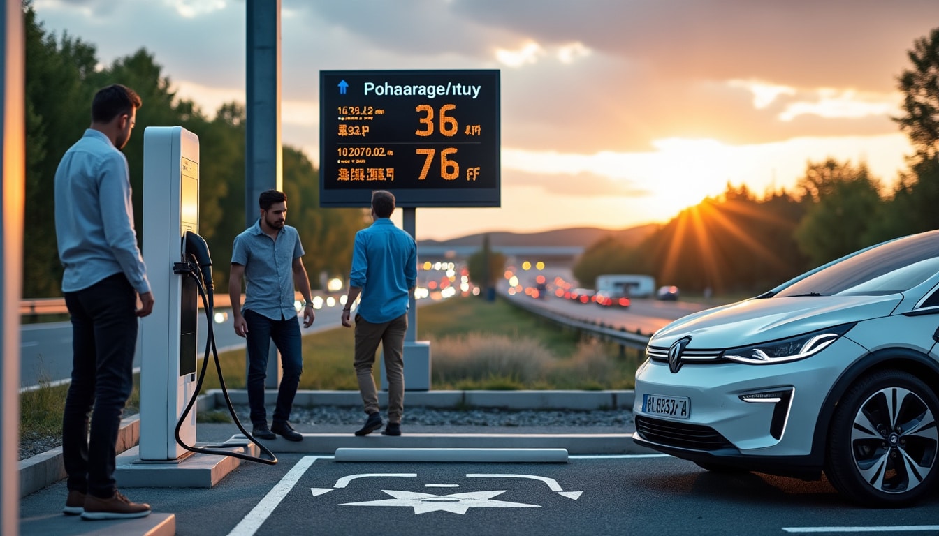 Illustration: Comprendre le tarif de la recharge électrique sur autoroute : spécificités et facteurs clés