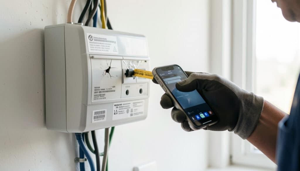 Plomb de compteur abîmé : comment réagir vite