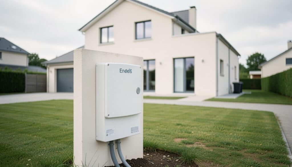 Coffret de branchement Enedis pour maison neuve