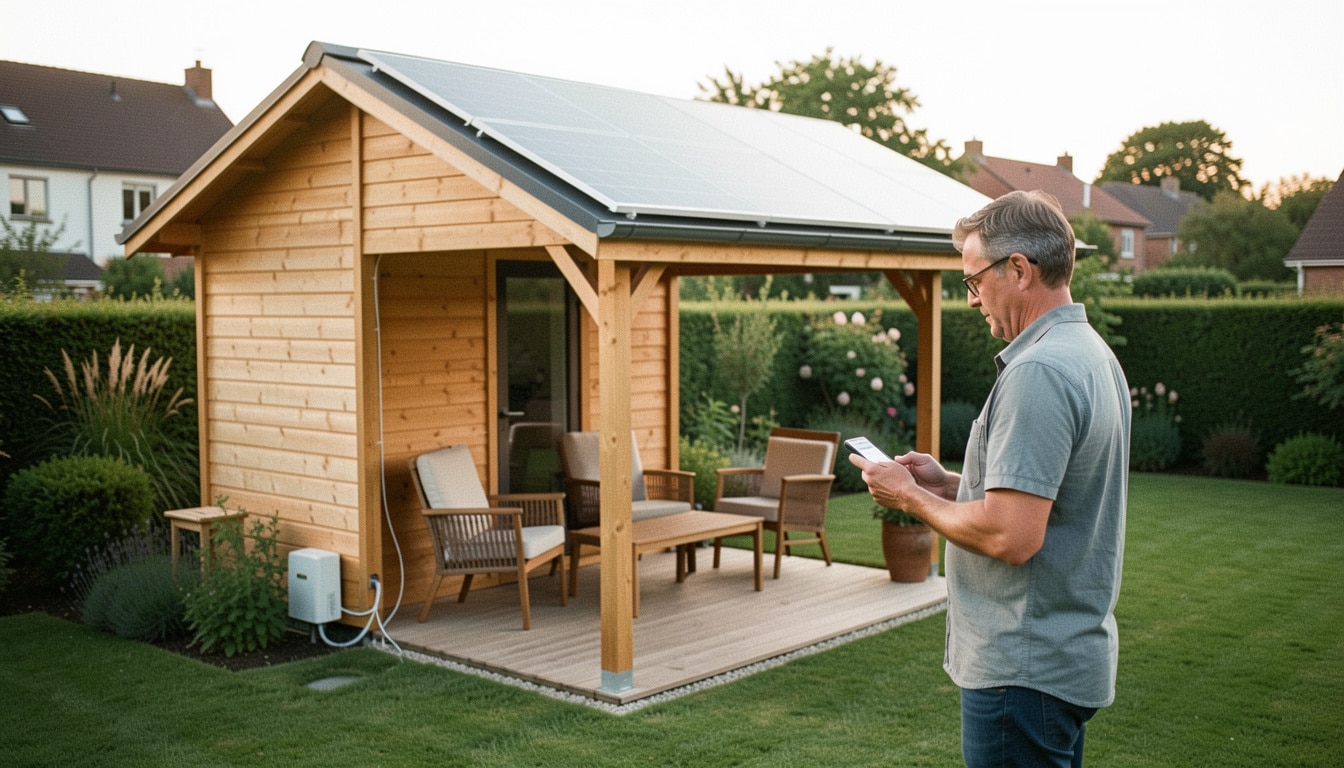 Panneaux solaires sur un abri de jardin : comment choisir