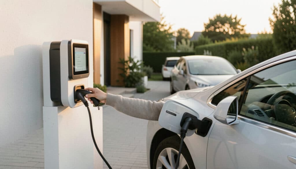 Recharge des voitures électriques au quotidien