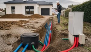 Viabilisation d’un terrain : EDF, eau et téléphone